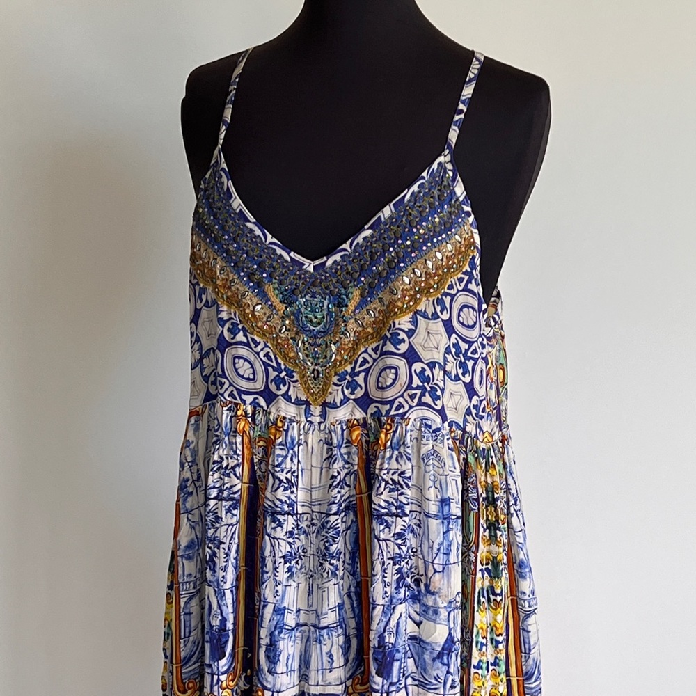 Camilla Embellished Jumpsuit size 1 (AU 8) - Picture 2 of 10